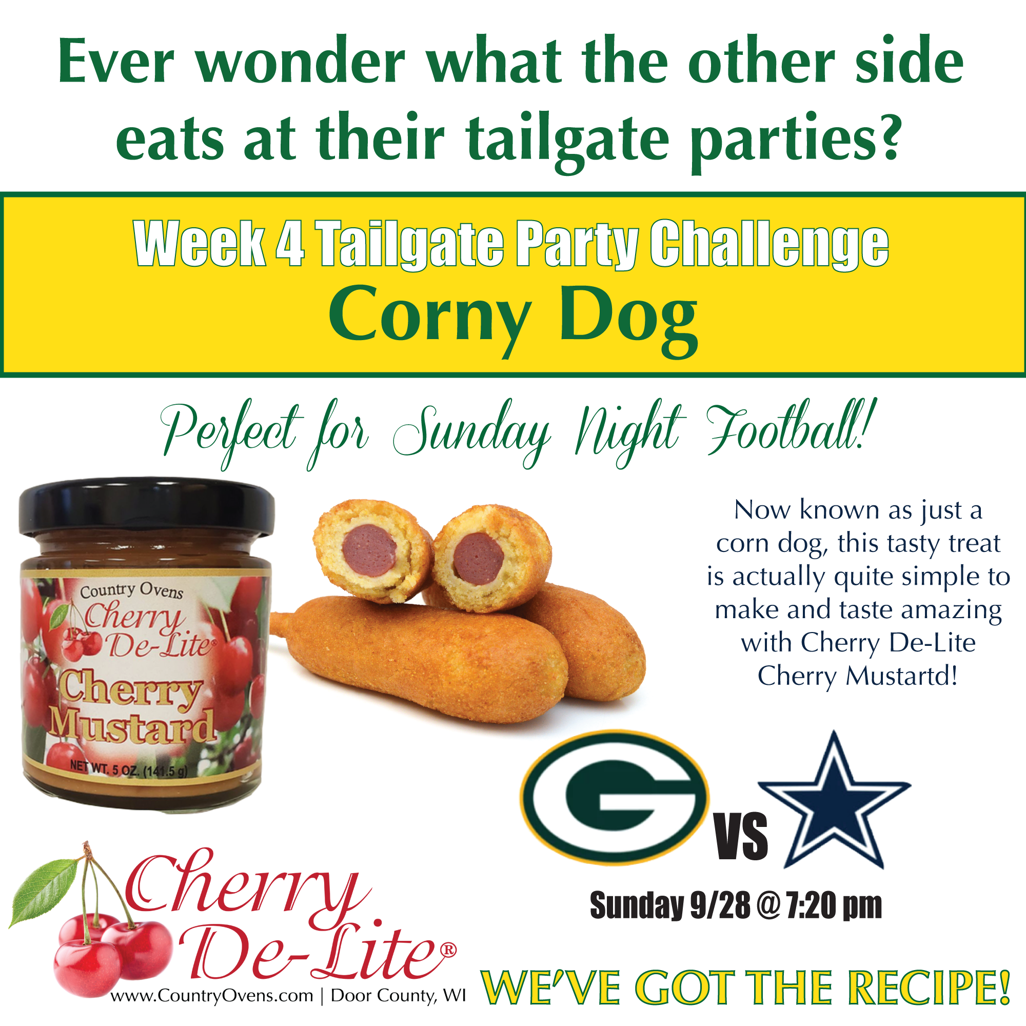 Dallas Cowboy Corny Dog recipe